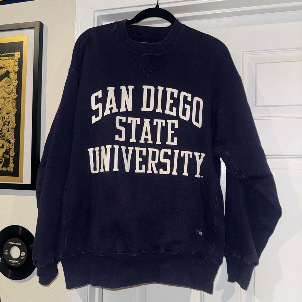 San Diego State University Navy Crewneck